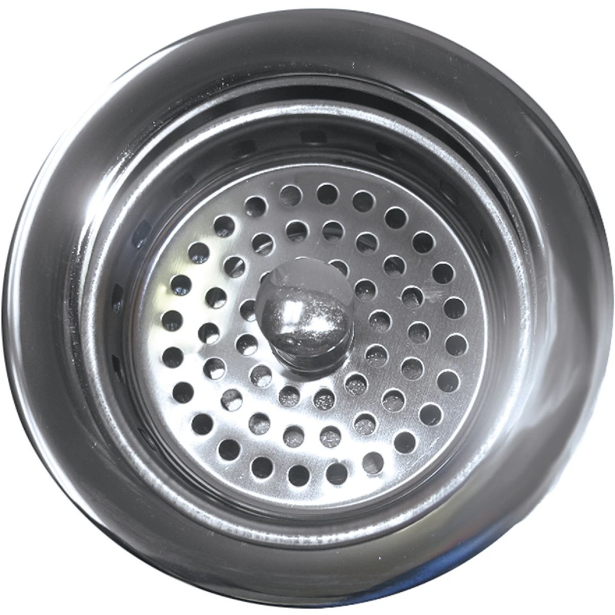 Extra Heavy Duty Kitchen Sink Strainer, Chrome Plated Brass