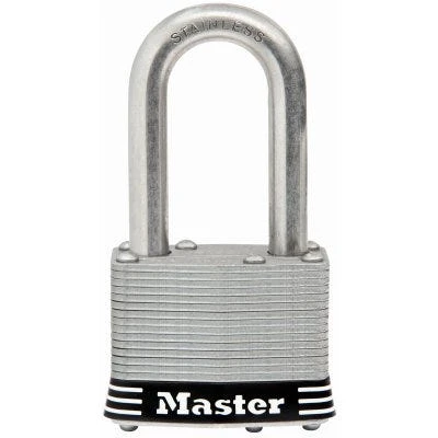 Keyed Laminated Padlock, 1-3/4 In.,1.5-In. Long Shackle