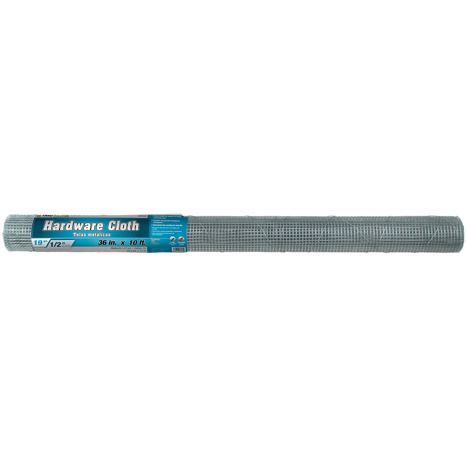 Metal Hardware Cloth Fence, 1/2-In. Mesh, 36-In. x 10-Ft.