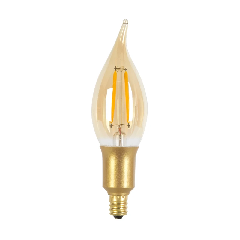 Vintage LED Candle Light Bulb, 200 Lumens, 2-Watts
