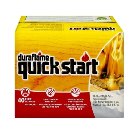 Quick Start Firelighters, (10) 4-Pks.