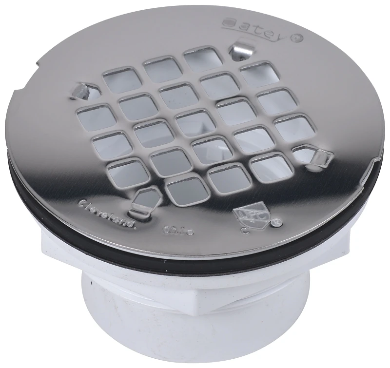 Fiberglass Shower Stall Drain, 2 In.
