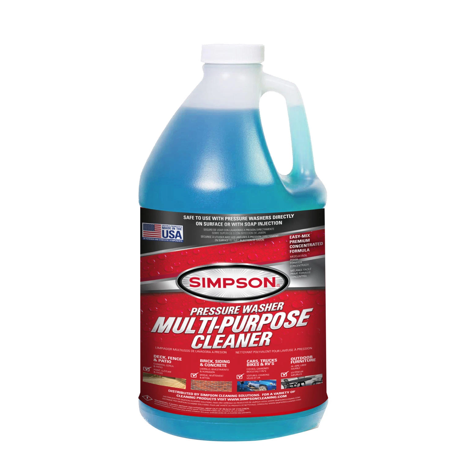 Multi-Purpose Pressure Washer Cleaner, 1 Gallon