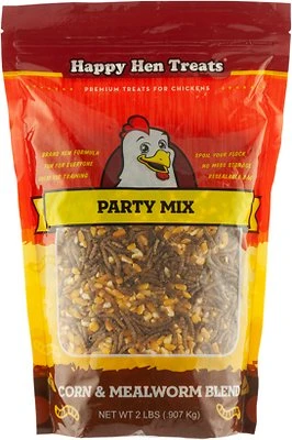 Poultry Mix, Mealworm & Corn, 2-Lbs.