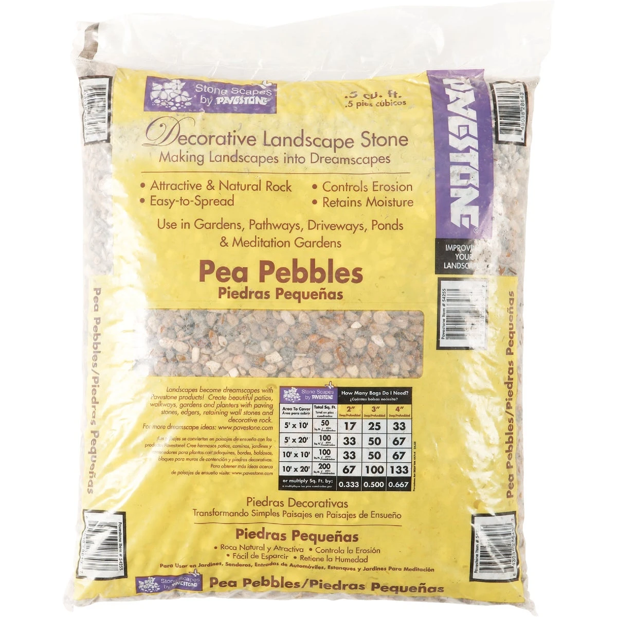 Decorative Landscape Pea Pebbles, 5-Cu. Ft.