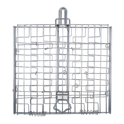 Grilling Basket, Flexible Chrome, 11 x 10-In.