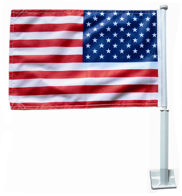 U.S. Car Flag, 11 x 18-In.