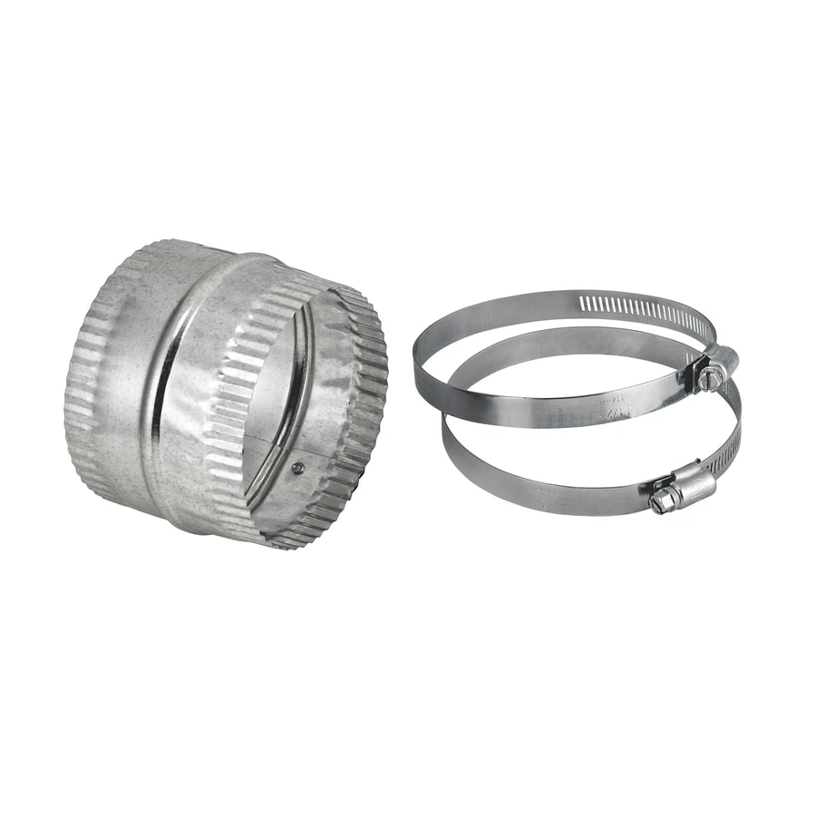 Dryer Duct Extension Kit, Flexible Aluminum, Universal Fit, 4 In.