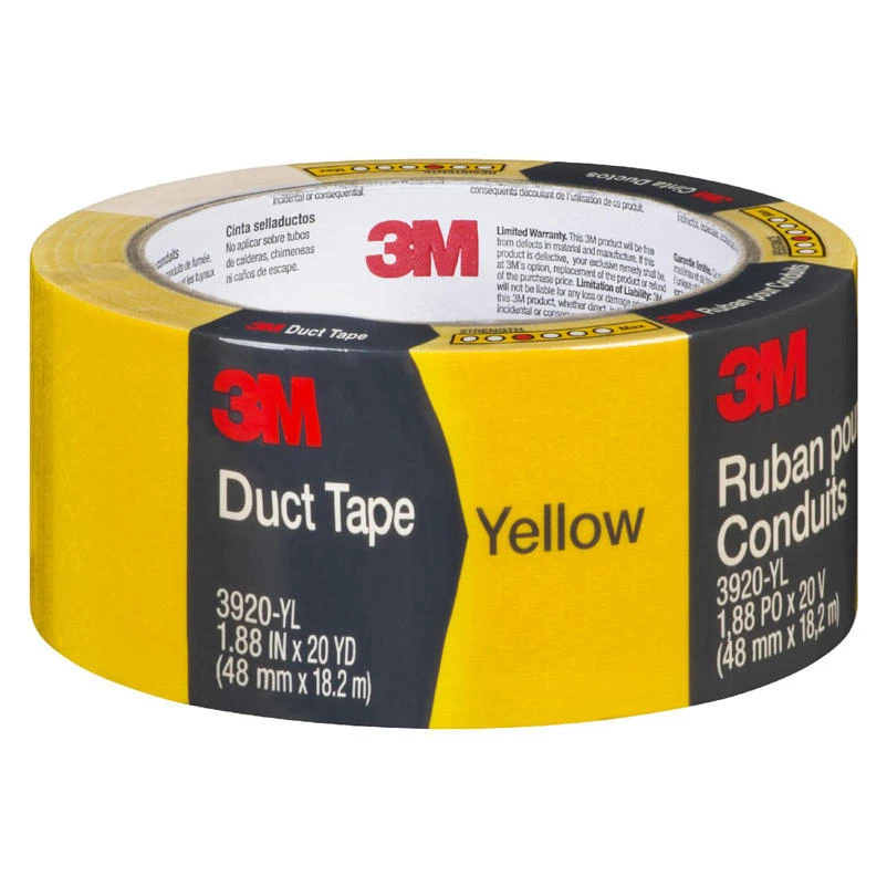 3M Scotch Heavy‑Duty Yellow Duct Tape – 1.9" x 20 yd