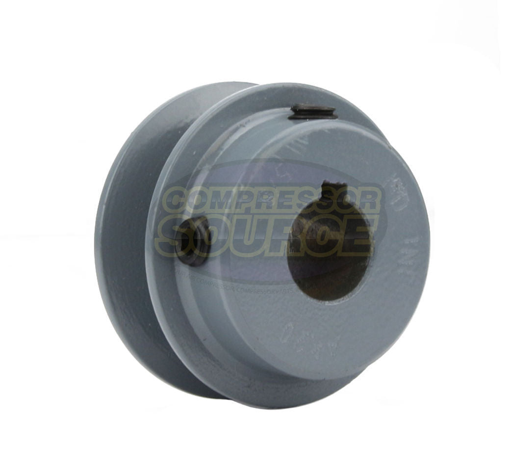 2" Single Groove A Section 4L Sheave with 5/8" (0.625") Keyed Bore - AK20-5/8