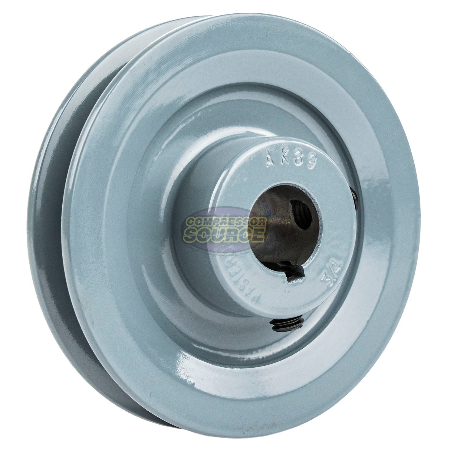 3.75" Single Groove A Section 4L Sheave with 3/4" (0.750") Keyed Bore - AK39-3/4