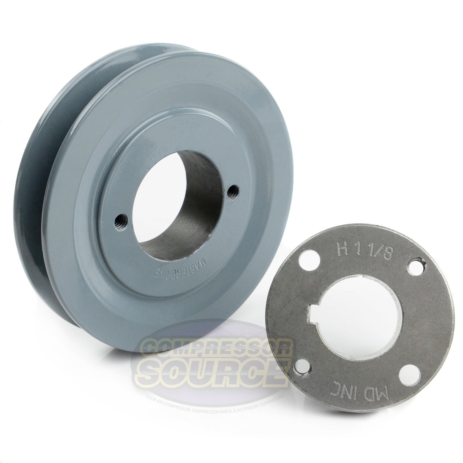 4.75" Single Groove Pulley fits A Section V-Belt 4L with 1-1/8" Sheave Bushing AK49H