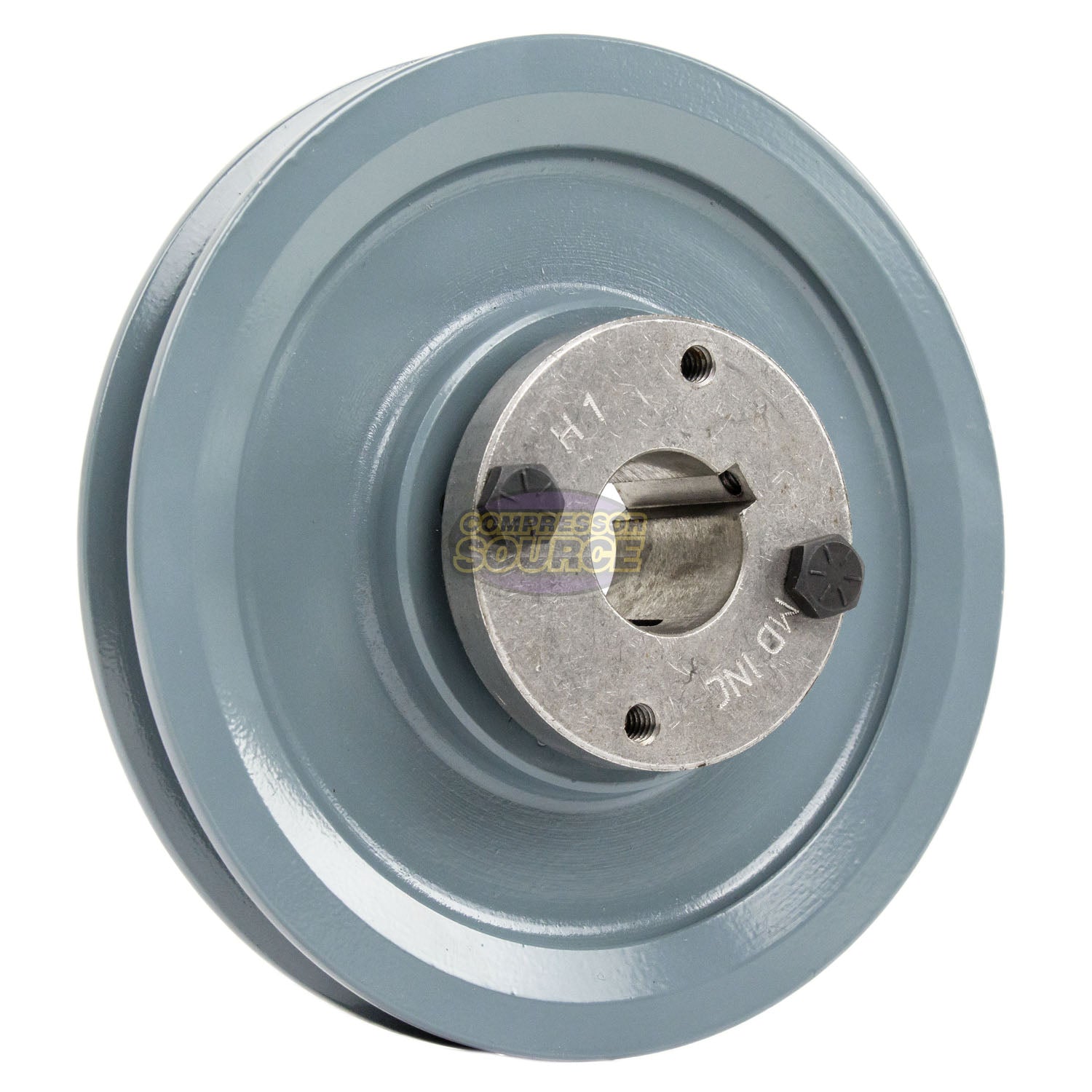 5.75" Single Groove Pulley fits B Section V-Belt 5L with 1" Sheave Bushing BK60H