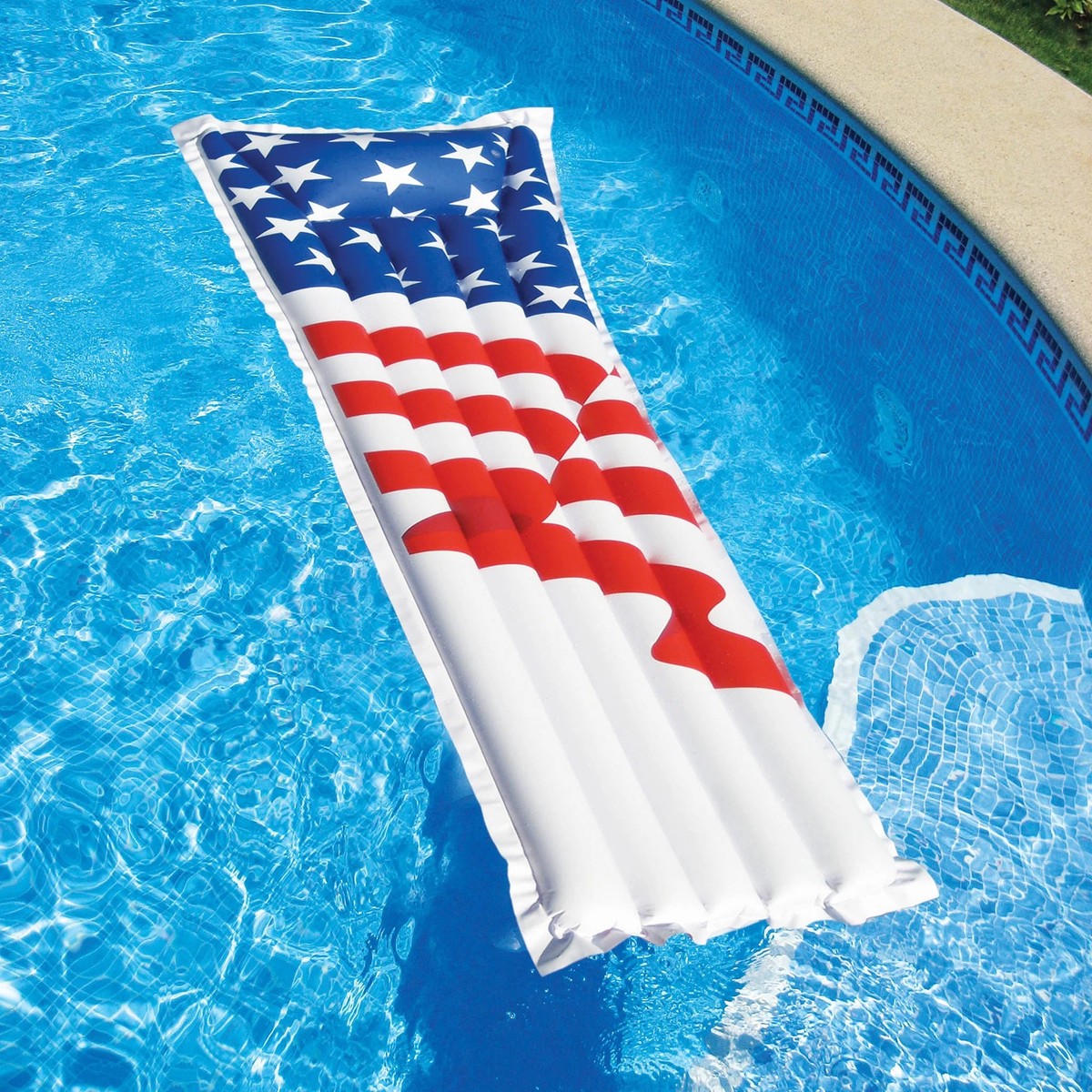 Americana Series Inflatable Pool Mattress