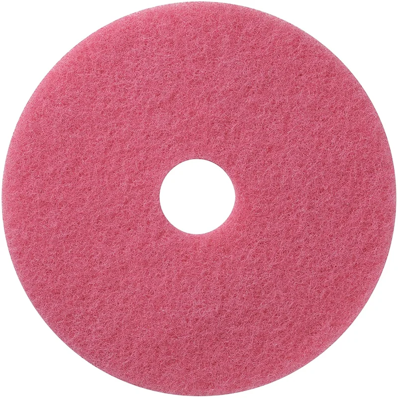 Americo Manufacturing 402417 Flamingo Auto Scrub Floor Pad (5 Pack), 17″