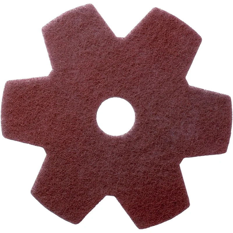 Americo Manufacturing 435817 Twister Hybrid Star Pads for Twister Hybrid Floor Cleaning System (2 Pack), 17″