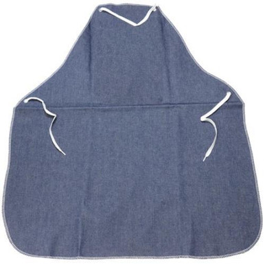 Denim No Pocket Apron, Grommets - 28" x 36". Must order in bundles of 12 each A2836D1