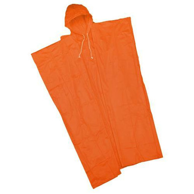 Poncho - 10 ml , 52" x 80" w/ Side SnapsAll Orange, (6 ea per inner pack) 49102/O