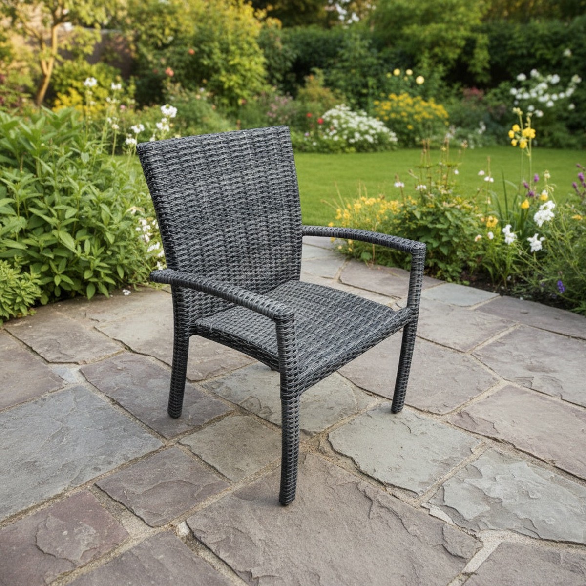 Barbados Wicker Stackable Dining Chair