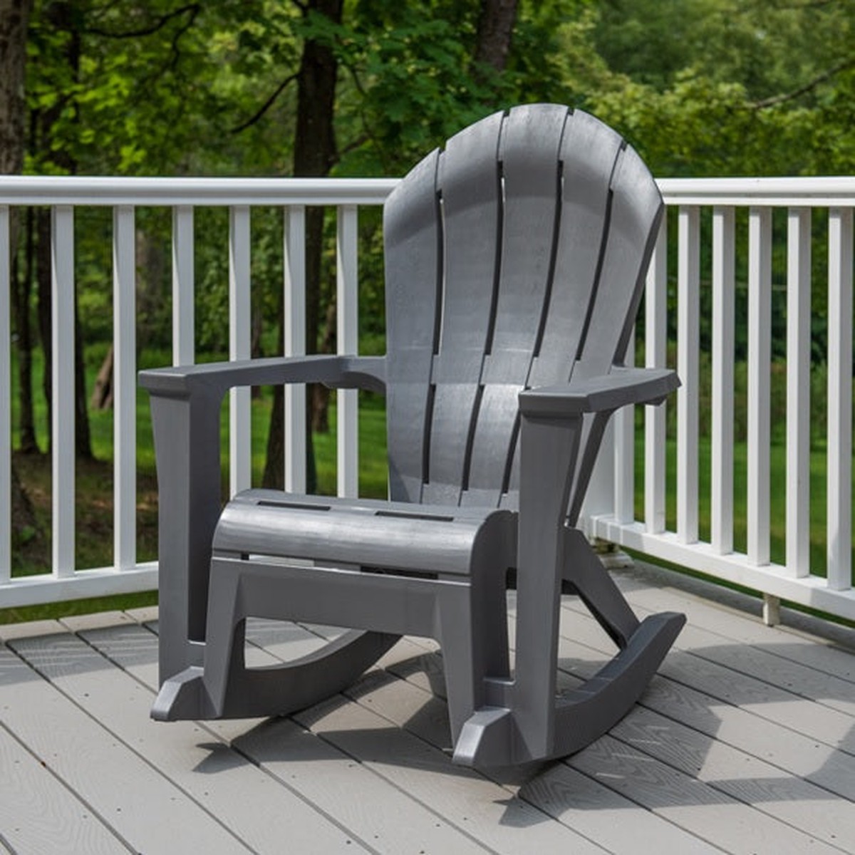 Big Easy Gray Westport Adirondack Rocker Chair