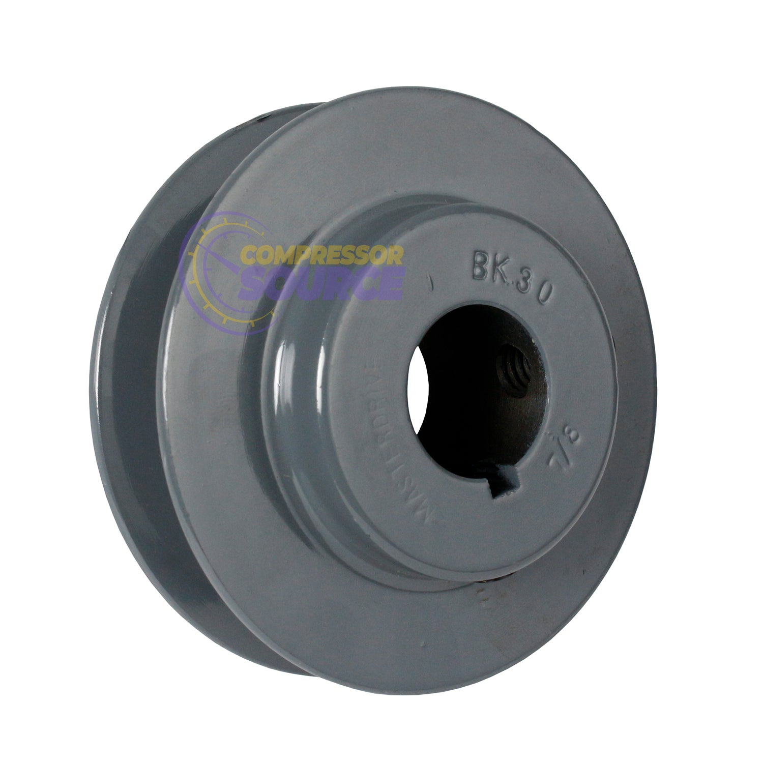 3.15" Single Groove B Section 5L Sheave with 7/8" (0.875") Keyed Bore - BK30