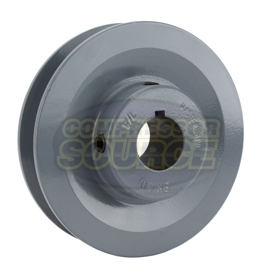 4" Single Groove B Section 5L Sheave with 7/8" (0.875") Keyed Bore - BK40