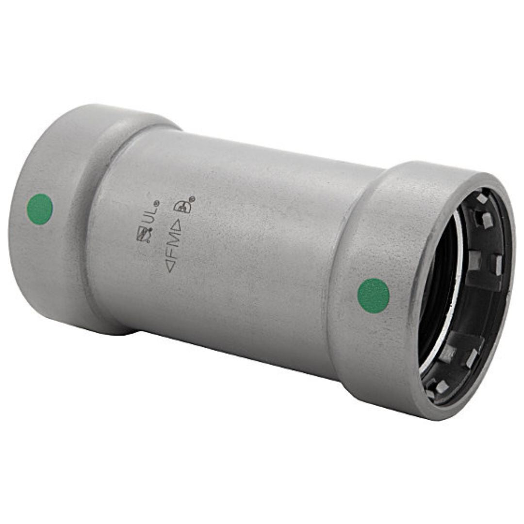 BMI 3/4 Inch Carbon Steel Press Slip Coupling - Carton of 10