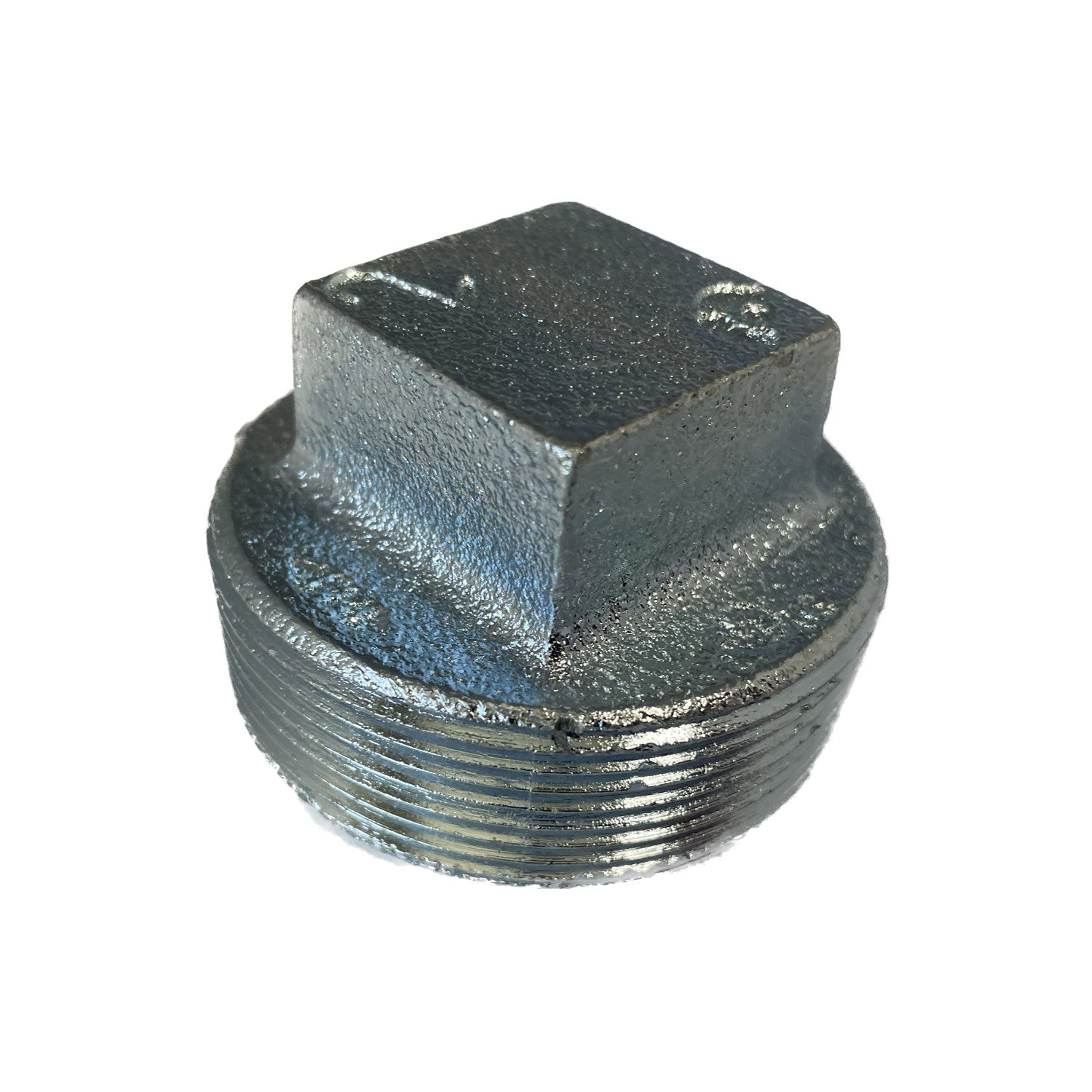 BMI 2-1/2 Inch NPT Galvanized Plug, 150#, UL/FM