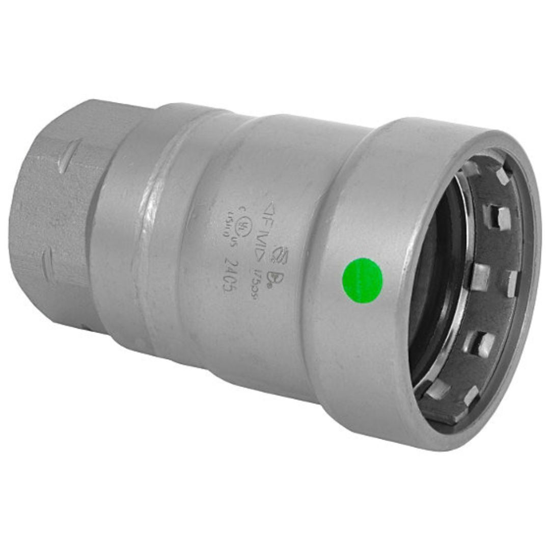 BMI 1-1/2 Inch X 1-1/4 Inch Carbon Steel Press X FIPS Reducing Adapter