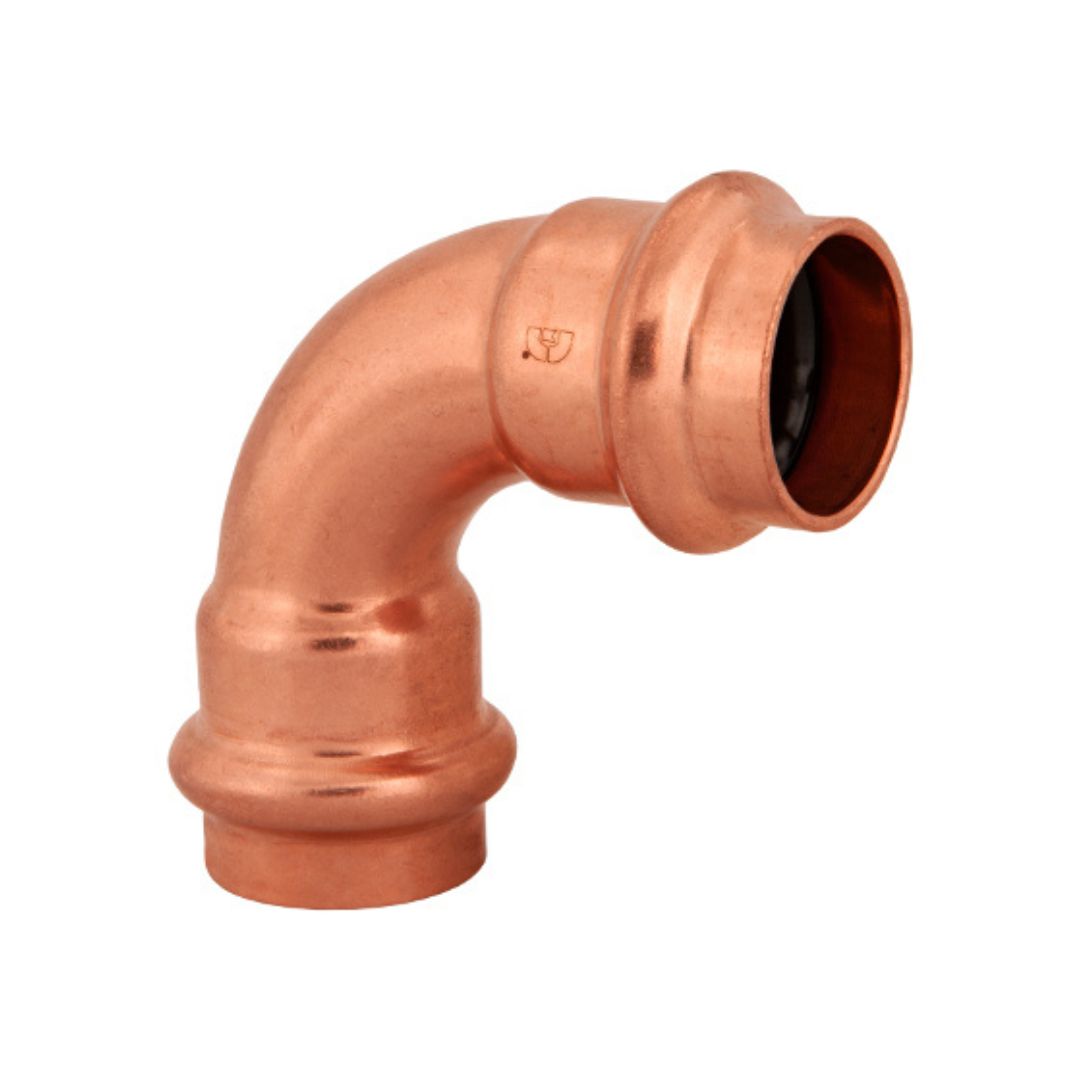 BMI 1-1/4 Inch Copper Press 90 Elbow