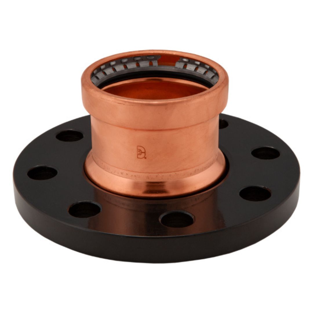 BMI 4 Inch X 9 Inch Copper Press Companion Flange #125(8H)