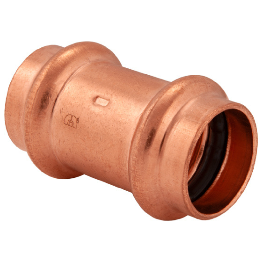 BMI 1-1/4 Inch Copper Press Coupling Dot Stop
