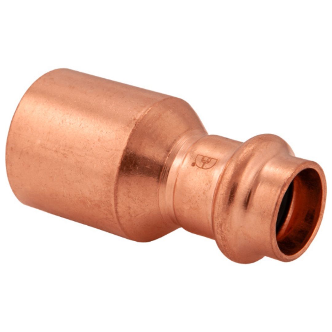BMI 1-1/2 Inch X 1-1/4 Inch Copper FTG X Press Bushing - Carton of 5