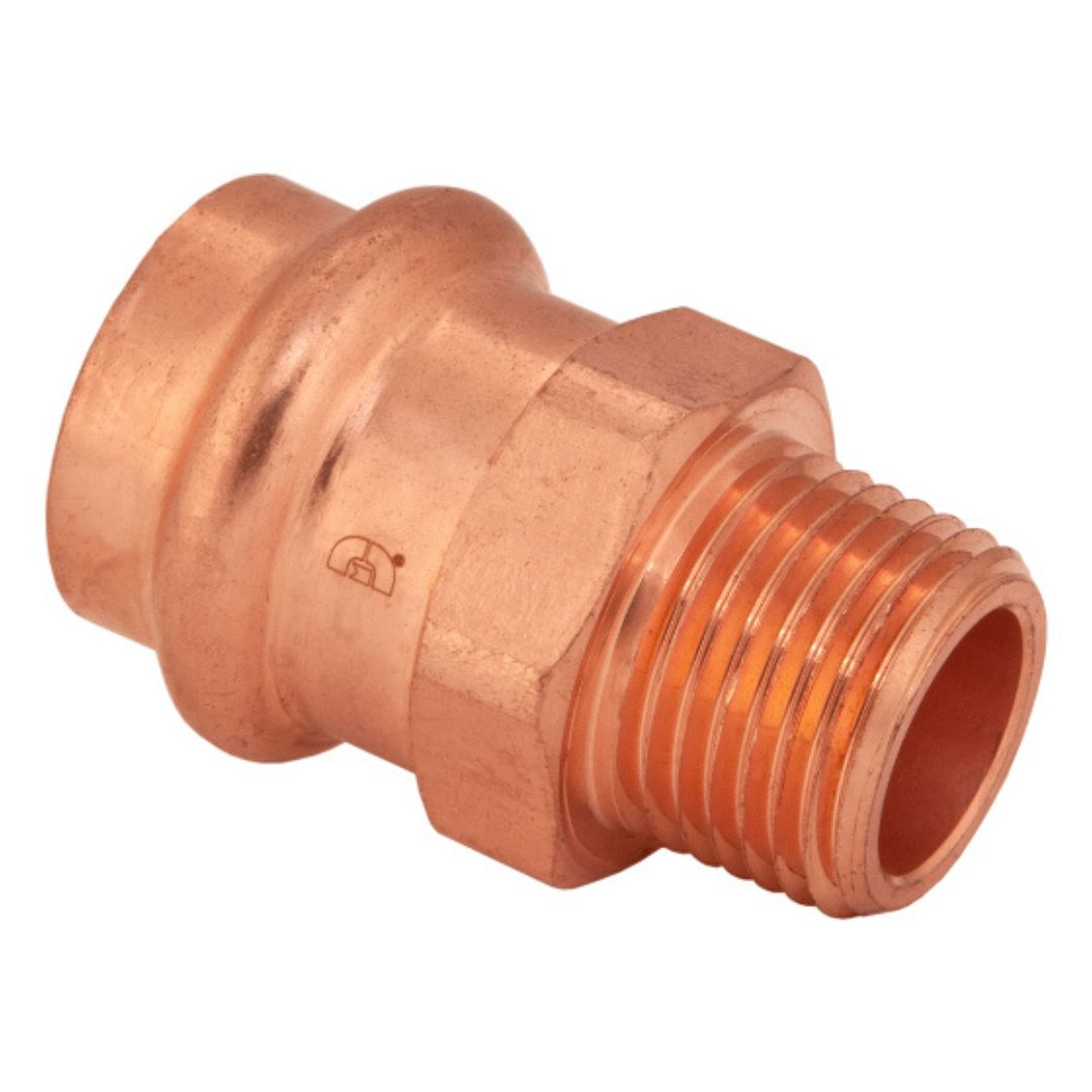BMI 3/4 X 1/2 Inch Copper Press X MIPS Reducing Adapter - Carton of 10