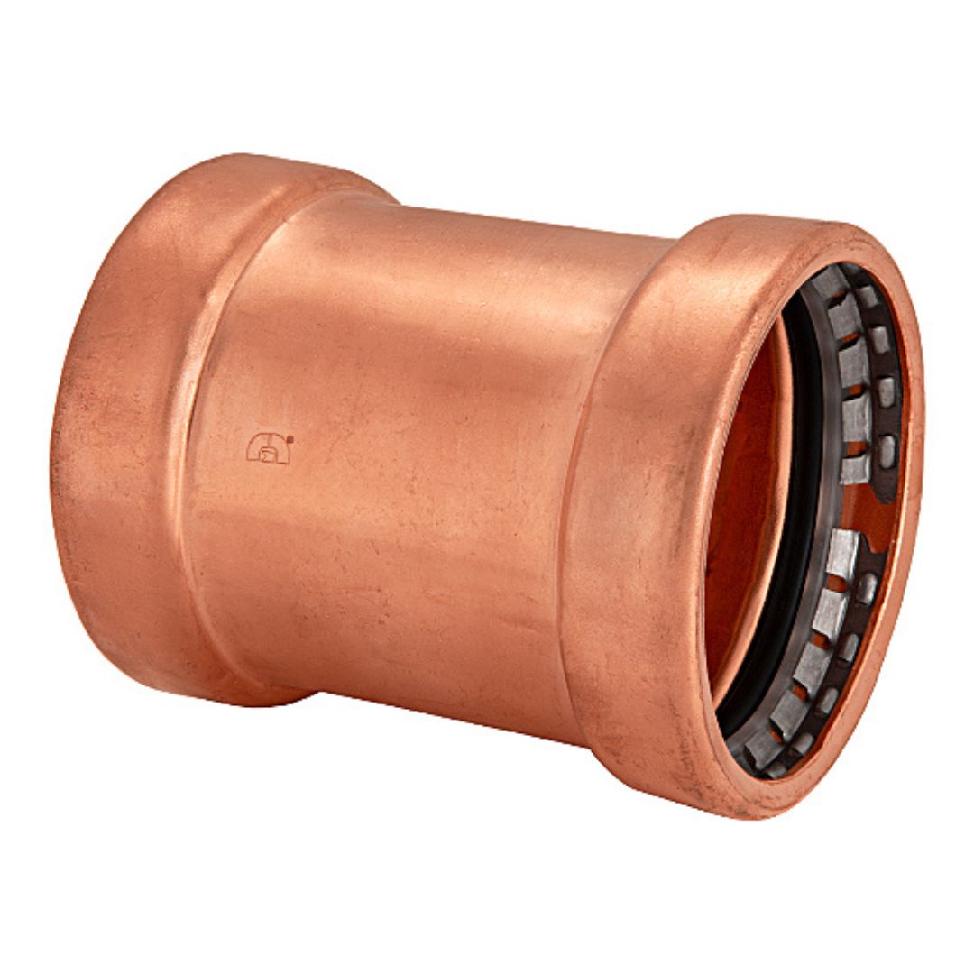 BMI 2-1/2 Inch Copper Press No Stop/Slip Coupling