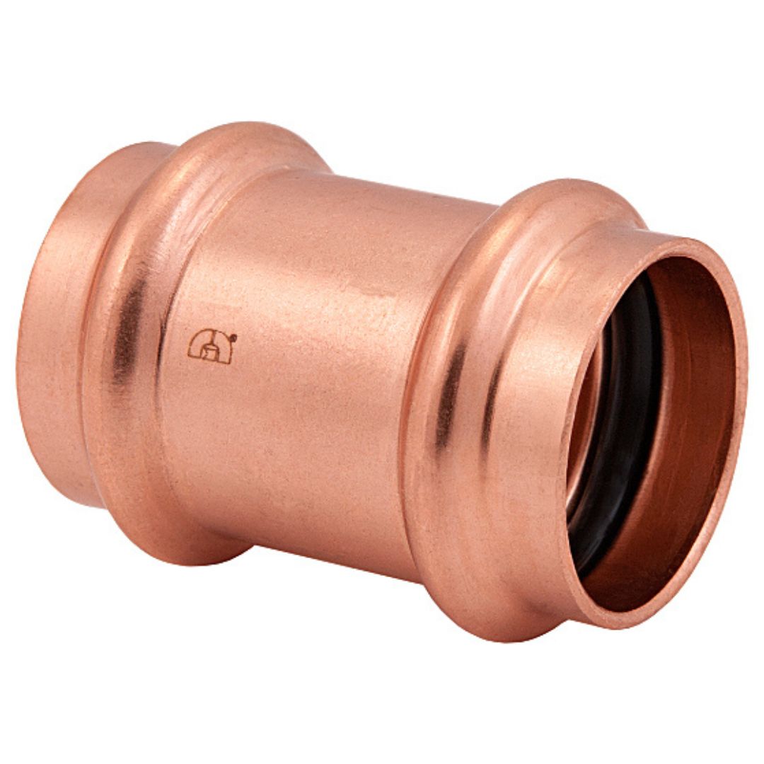 BMI 1-1/4 Inch Copper Press No Stop/Slip Coupling