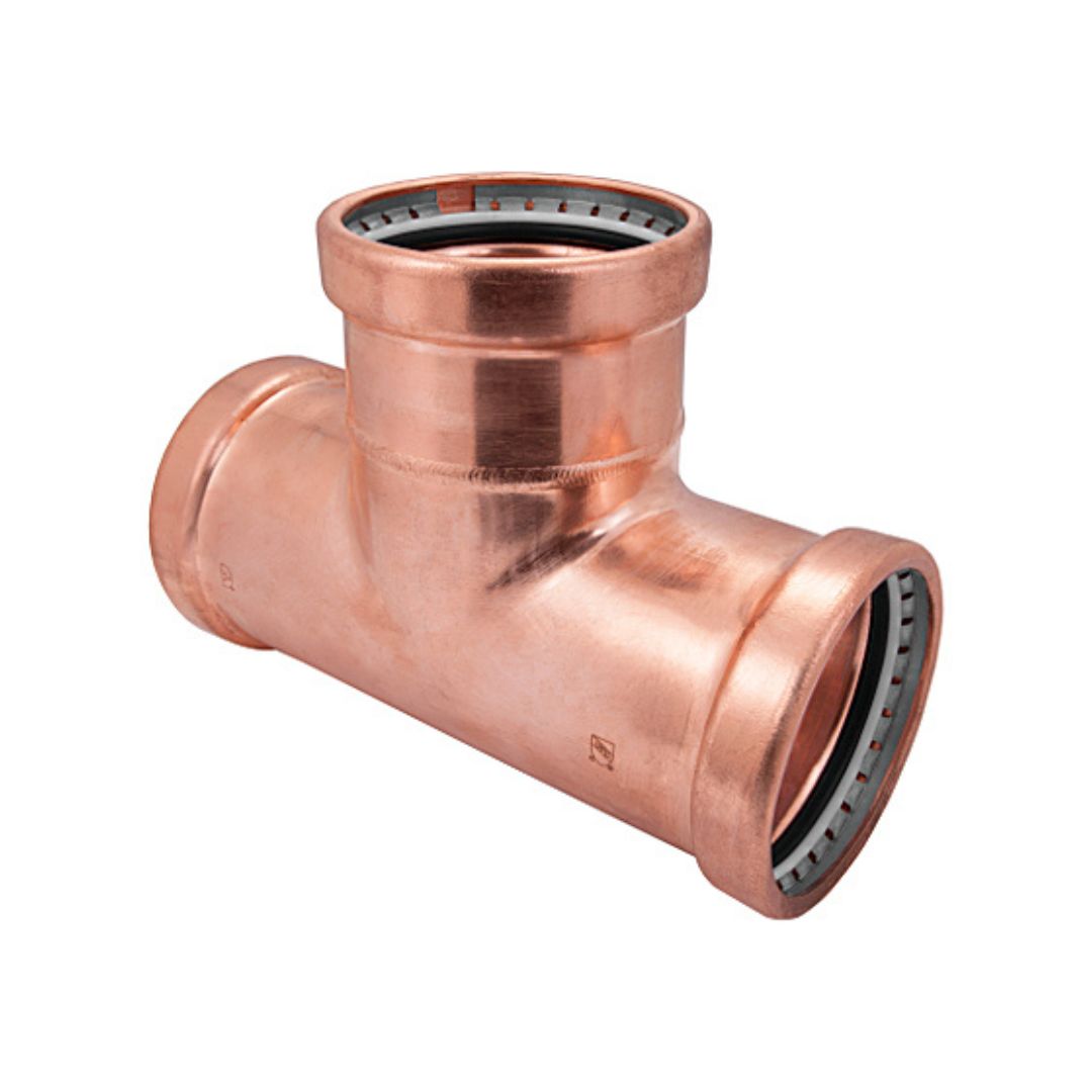 BMI 3 Inch Copper Press Tee