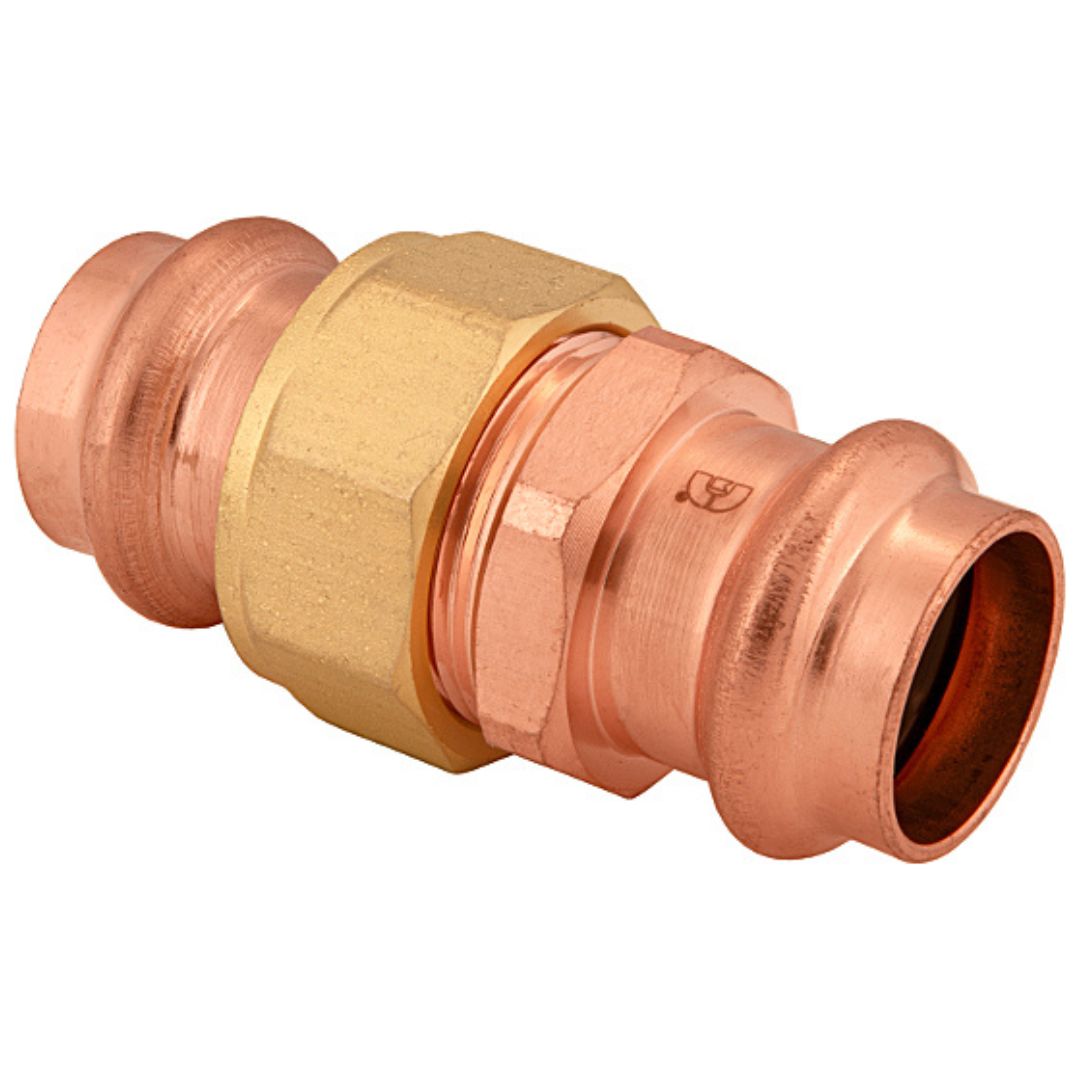 BMI 1-1/4 Inch Copper Press Union