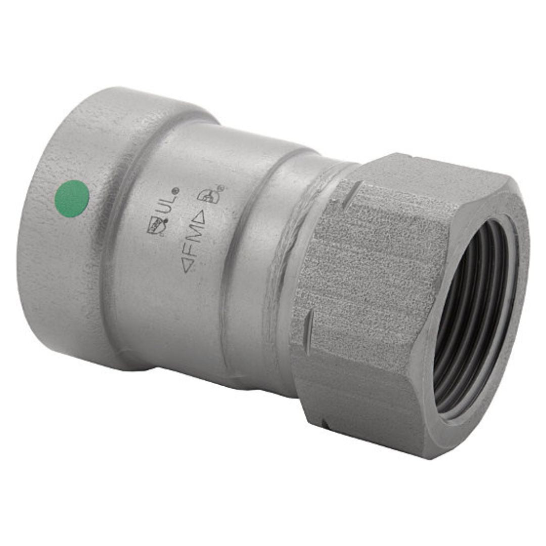 BMI 1-1/4 Inch Carbon Steel Press X FIPS Adapater - Carton of 5