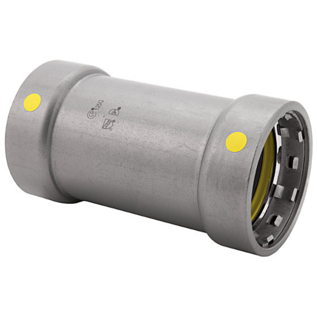 BMI 1 Inch Carbon Steel Gas Press Slip Coupling - Carton of 5