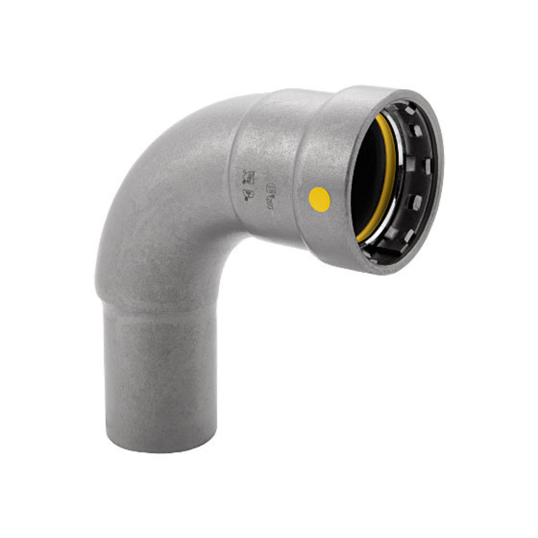 BMI 1 Inch Carbon Steel Gas FTG X Press 90 Street Elbow - Carton of 5