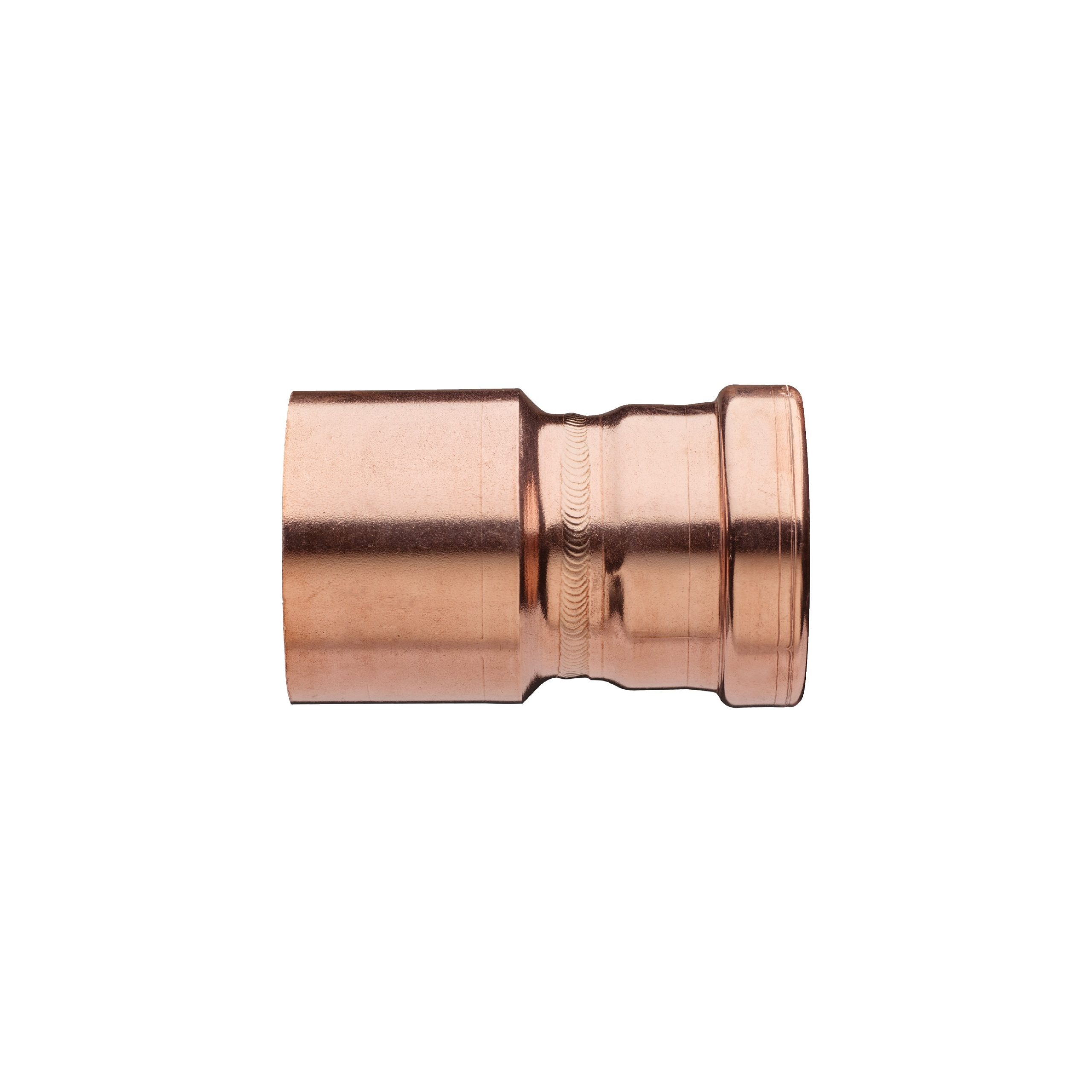 Bonomi 5V04001208 - 2-1/2 Inch x 1-1/2 Inch Copper Press M/F Reducing Coupling