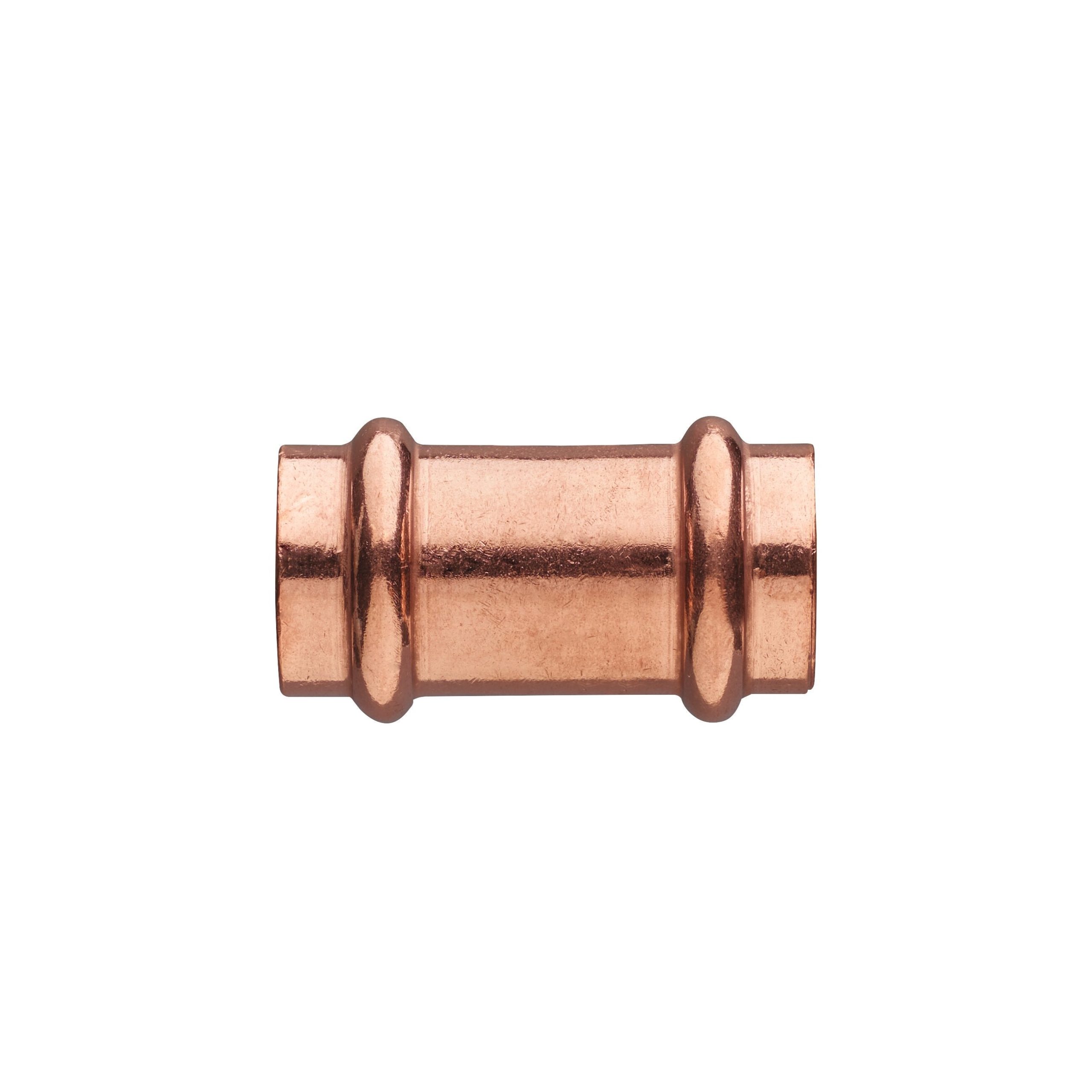 Bonomi 5V050007 - 1-1/4 Inch x 1-1/4 Inch Copper Press Slip Coupling - Pack of 10