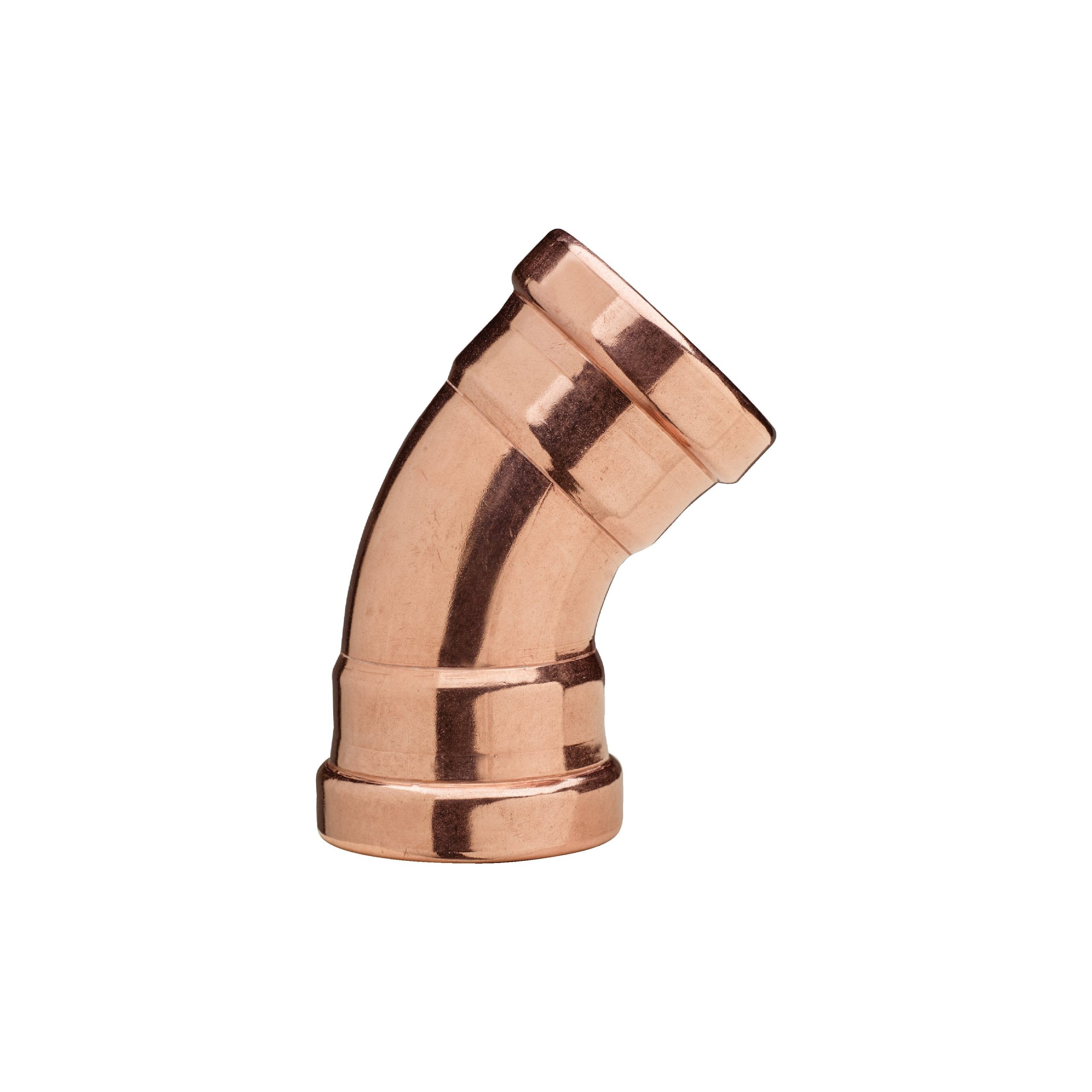 Bonomi 5V140014 - 3 Inch Copper Press 45 Degree Elbow