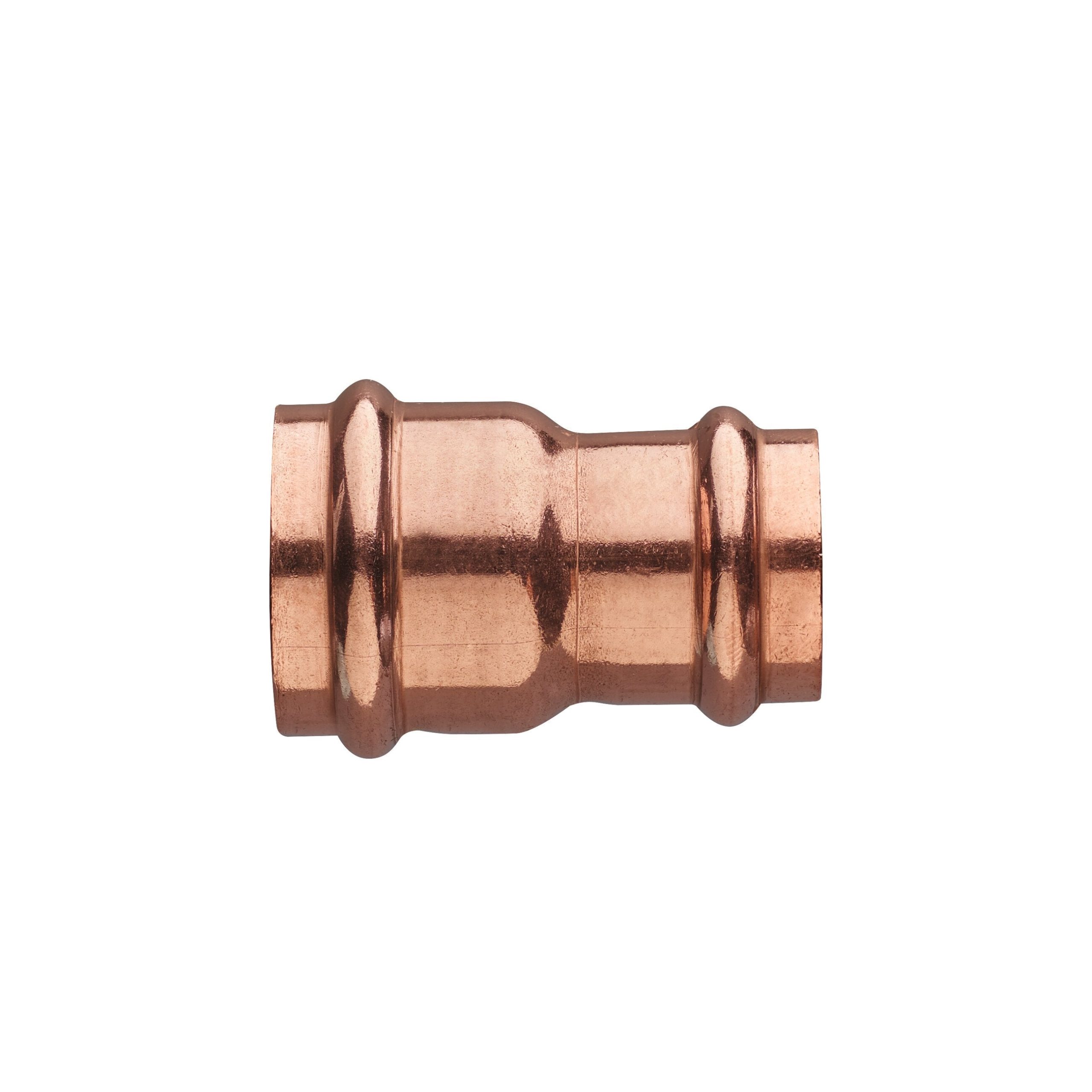 Bonomi 5V49000604 - 1 Inch x 1/2 Inch Copper Press Reducing Coupling - Pack of 10