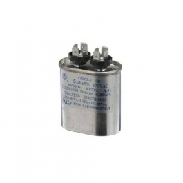 Amana-Goodman CAP050000370VAP Single Oval Run Capacitor 5 MFD 370V
