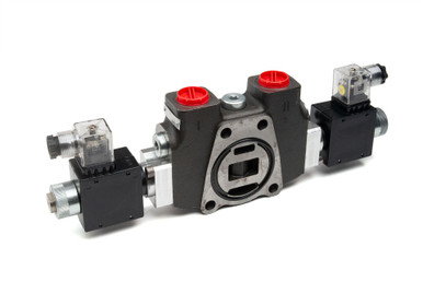 PC100 Sectional Solenoid Valve Work Section, 4 Way 3 Pos, Motor Spool