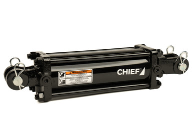 TC3 Tie-rod Hydraulic Cylinder: 4 Bore x 14 Stroke, 2 Rod