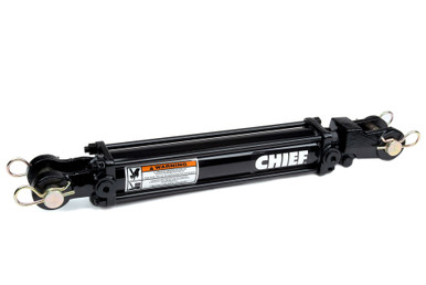 TC3 Tie-rod Hydraulic Cylinder: 3.5 Bore x 24 Stroke, 1.5 Rod