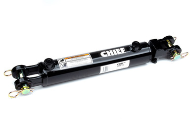 WC Welded Hydraulic Cylinder: 4 Bore x 48 Stroke, 2 Rod